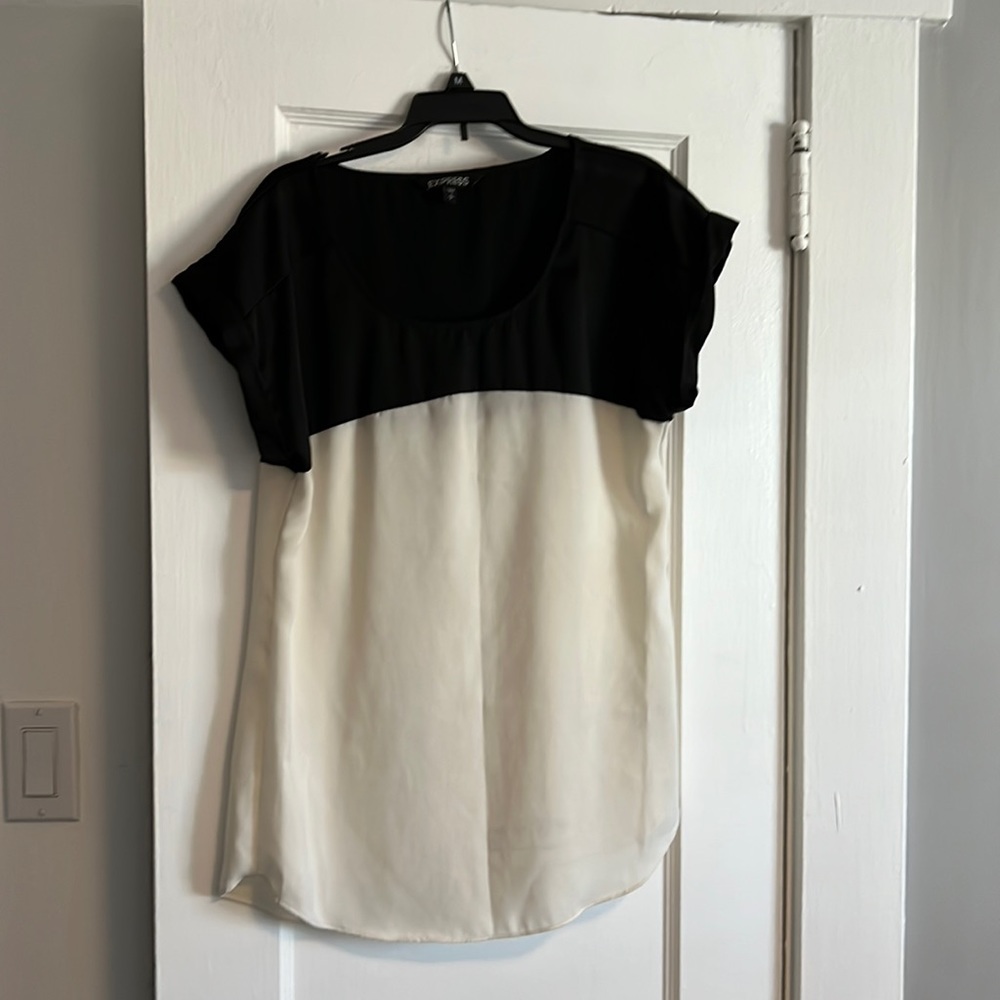 Express color block top
